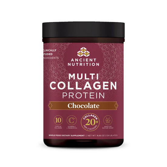 Picture of Multi Collagen Protein (Chocolate) 472g by Ancient Nutrition