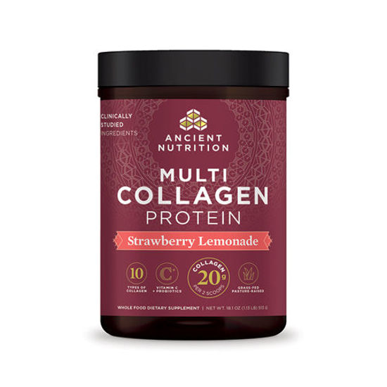 Picture of Multi Collagen Protein (Strw Lem) 513g by Ancient Nutrition 